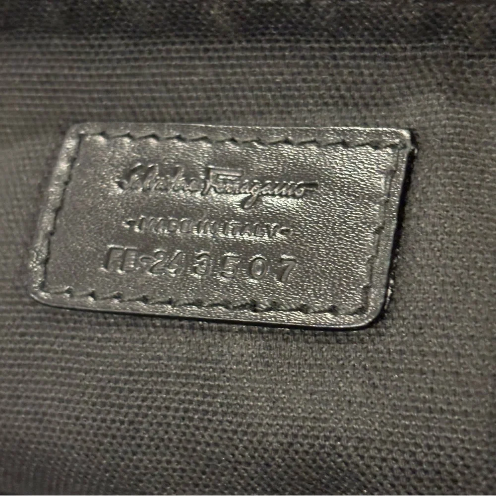 Salvatore Ferragamo nylon fold over messenger bag